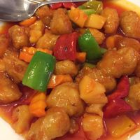 sweet sour chicken at Tian Ci Vegetarian Chinese Restaurant in West Ryde