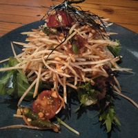 Papaya salad at Shakahari in Carlton