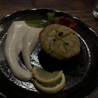 Passionfruit and lime pudding   at Shakahari in Carlton