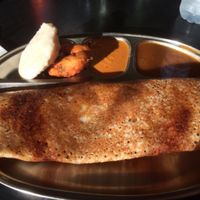 Dosa combo at Lakishmi Vilas Vegetarian Take Away in Dandenong