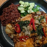 Malaysian Savoy Cabbage at Vegie Bar in Fitzroy
