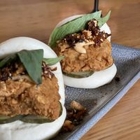 Vegan Chicken Bao Buns  at Vegie Bar in Fitzroy