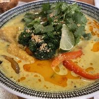 Laksa  at Vegie Bar in Fitzroy