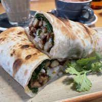 Peking vegan duck wrap. Loved it!   at Vegie Bar in Fitzroy