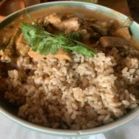 Thai red curry. Tasty   at Vegie Bar in Fitzroy