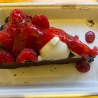 Raspberry Ganache tart   at Vegie Bar in Fitzroy