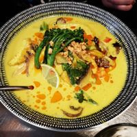 Laksa at Vegie Bar in Fitzroy