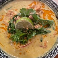 Laksa  at Vegie Bar in Fitzroy