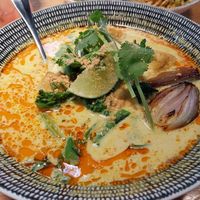Laksa at Vegie Bar in Fitzroy