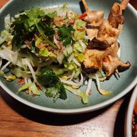 King oyster mushrooms at Vegie Bar in Fitzroy