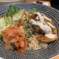 KFC bowl. Bloody amazing!  at Vegie Bar in Fitzroy