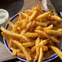 Fries & garlic aioli   at Vegie Bar in Fitzroy