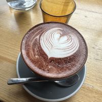 They serve a nice hot chocolate, just ask for plant milk!!  at Vegie Bar in Fitzroy