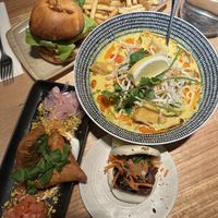 Group photo is a must!😂  at Vegie Bar in Fitzroy