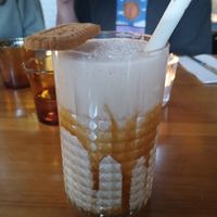 Caramel biscoff milkshake at Vegie Bar in Fitzroy