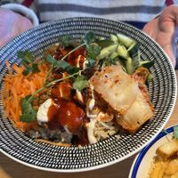 Korean fried chicken, wow!  at Vegie Bar in Fitzroy