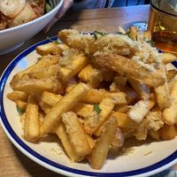 Truffle fries   at Vegie Bar in Fitzroy