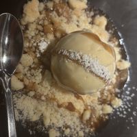 Apple crumble   at Vegie Bar in Fitzroy