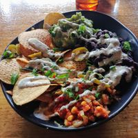 Nacho bowl at Vegie Bar in Fitzroy