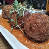 Rice balls  at Vegie Bar in Fitzroy