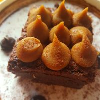 PB brownie at Vegie Bar in Fitzroy