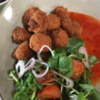 Mushroom Nuggets at Vegie Bar in Fitzroy