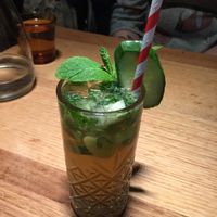 Cucumber mojito at Vegie Bar in Fitzroy