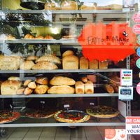 Window of baked goodies at Fatto A Mano in Fitzroy