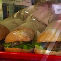 Vegan lunch rolls at Fatto A Mano in Fitzroy