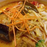 aromatic curry laksa at Fo Guang Yuan in Melbourne