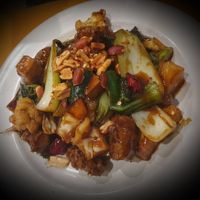 Kung Po mock beef - so good at Global Vegetarian in Ormond