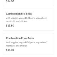 Menu at Global Vegetarian in Ormond