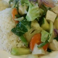 green curry at Global Vegetarian in Ormond