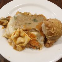 Lasagne $8.00, Samosa $3.50 at Gopals in Melbourne