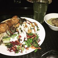 Vegan platter - A abundance of food $ at Gopals in Melbourne