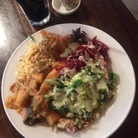 Vegan platter !!! at Gopals in Melbourne