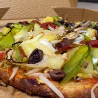 Vegies (no cheese) at Nostralis Wholemeal Pizza in Caulfield North