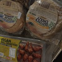 Frozen pies and drumsticks   at Vincent Vegetarian Food in Footscray