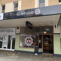 Outside  at Govinda's Restaurant in Northbridge