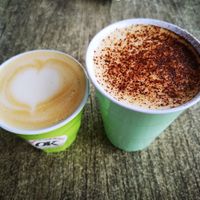 Great coffee at Manna Wholefoods Cafe in South Fremantle