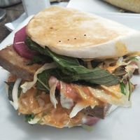 Tofu wrap at Manna Wholefoods Cafe in South Fremantle