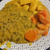 Veggies and dhal  at Bio Bistro Spicy Spices in Salzburg