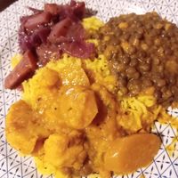 Lunch daily option (vegan) at Bio Bistro Spicy Spices in Salzburg