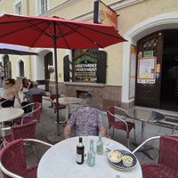 outdoor seating at Bio Bistro Spicy Spices in Salzburg