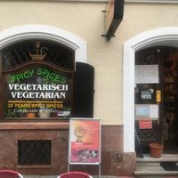 Outside  at Bio Bistro Spicy Spices in Salzburg