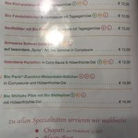Spicy Spices menu at Bio Bistro Spicy Spices in Salzburg