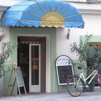 Streetview. Regenbogen means Rainbow! at Regenbogen Reformhaus in Vienna