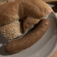 vegan bratwurst  at Rupp's Vegetarisches Pub   in Vienna
