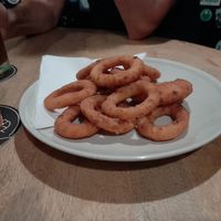 Zwiebelringe - seeehr lecker at Rupp's Vegetarisches Pub   in Vienna