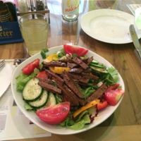 salad with seitan  at Bio Bar von Antun in Vienna